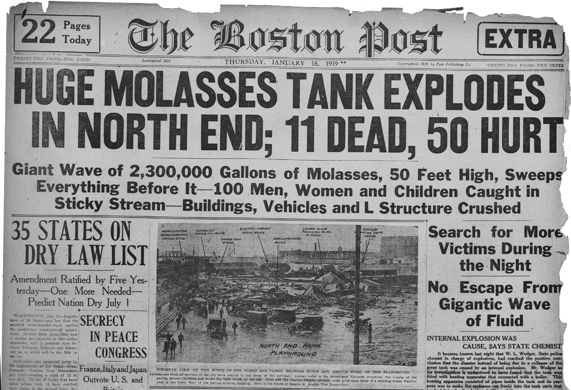 Floods of Molasses and Racism In 1919 Boston